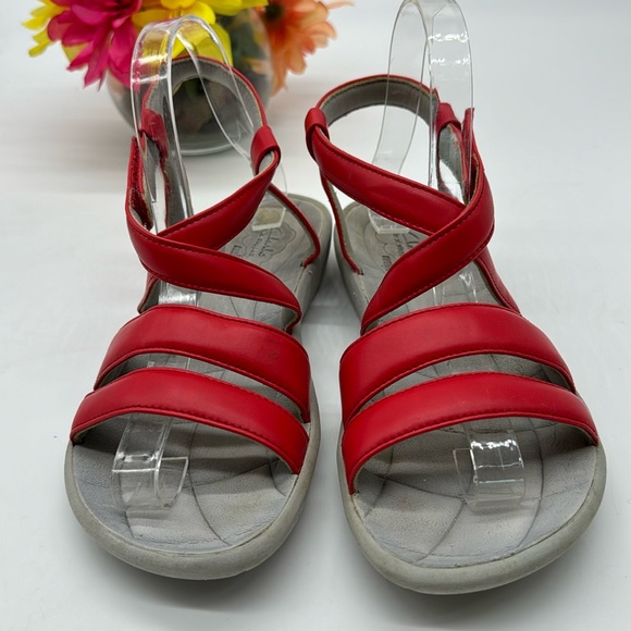 Clarks Cloud stepepers Red Sandals Size 7.5 MCS6391J - Picture 2 of 7